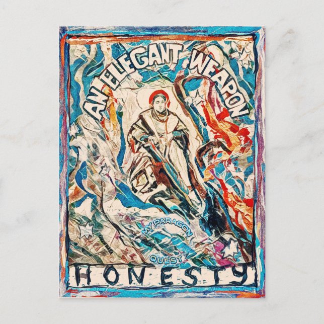 Junction Card No 5: Honesty, an elegant weapon (Front)