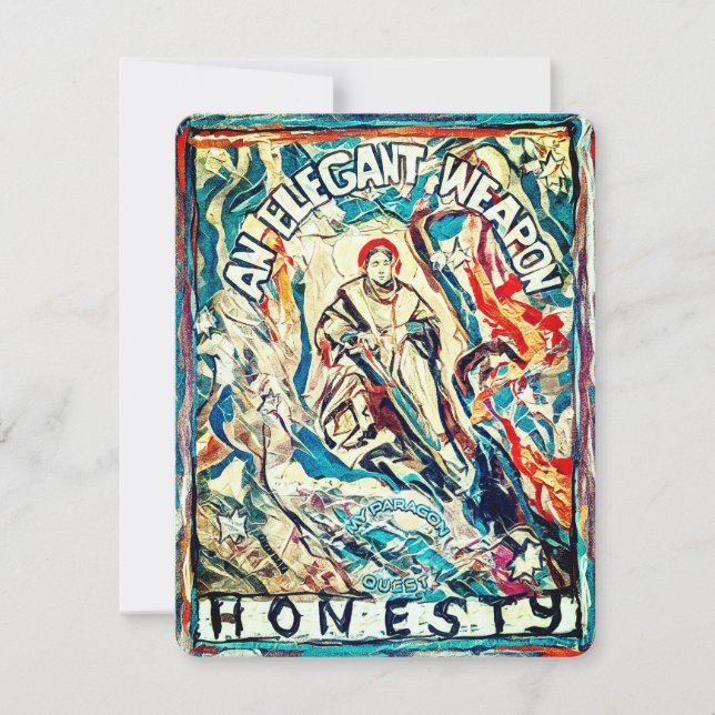 Junction Card No 5: Honesty, an elegant weapon (Front)