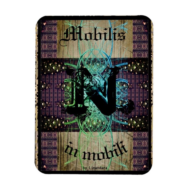 Junction No 9: "Mobilis in mobili" Fluidity Magnet (Vertical)