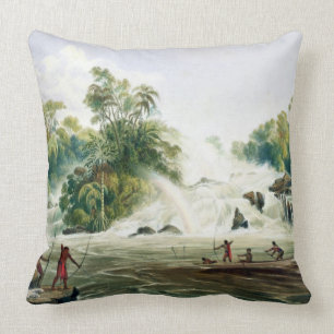 Junction of the Kundanama with the Paramu, from 'V Throw Pillow