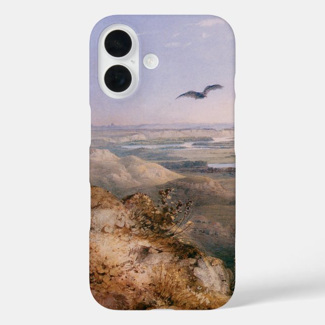 Junction of the Yellowstone and Missouri by Bodmer Case-Mate iPhone Case (Back)