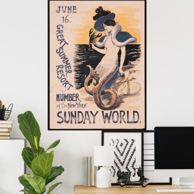 June 16.  New York Sunday World. Poster (Home Office)