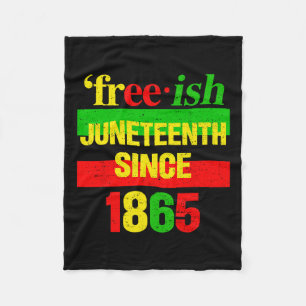 June 1865 Black History African American Freedom Fleece Blanket