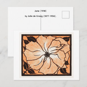 June (1918) by Julie de Graag (1877-1924). Postcard