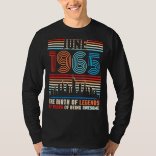 June 1965 The Birthday Of Legends 57 Years Of Bein T-Shirt