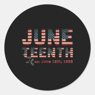 June 19th 1865 Texas1 Classic Round Sticker