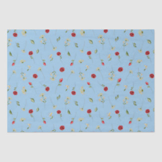 June Birth Month Flowers Rose Honeysuckle Tissue Paper