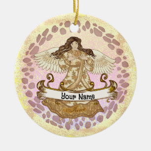 June  Birthday Angel birthday custom ornaments
