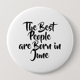 "June" Birthday Button