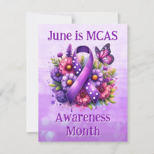 June is MCAS Awareness Month Informational  Postcard