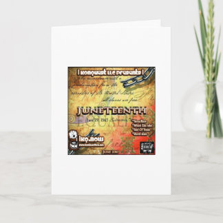 June - JuneTeenth Card