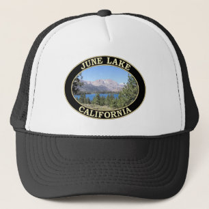 June Lake and Eastern Sierra Nevada Mountains Trucker Hat