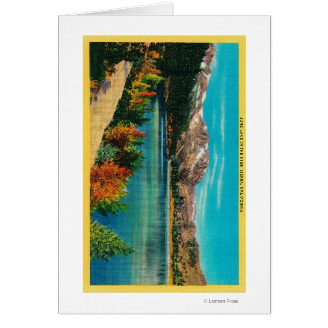 June Lake in the High SierraMono County, CA (Front)