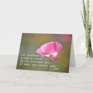 June Poppy Card