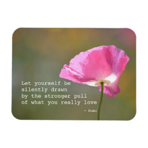 June Poppy Magnet