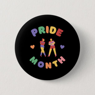 June Pride Month  2 Inch Round Button