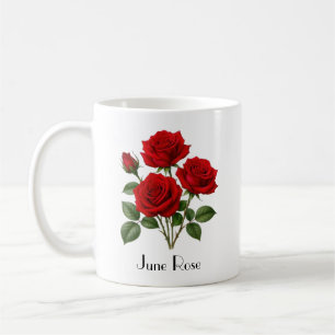 June Rose Flowers Coffee Mug