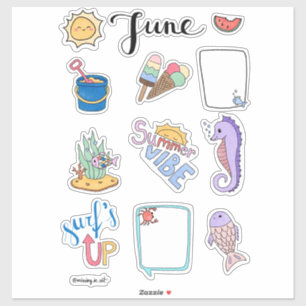 June Sticker Sheet – Summer Start