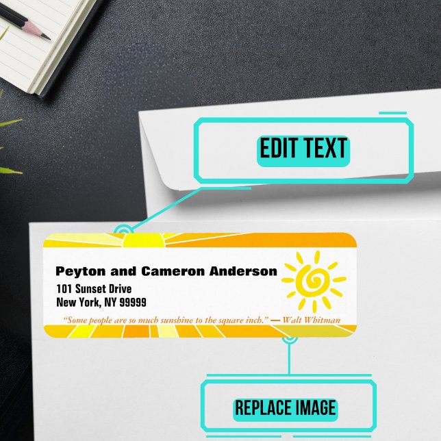 June Themed Personalized Address (Please enjoy our mailing labels. There is one for every month.)