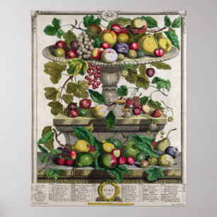 June, 'Twelve Months of Fruits' Poster