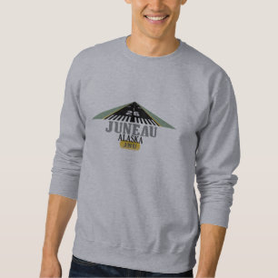Juneau Alaska - Airport Runway Sweatshirt