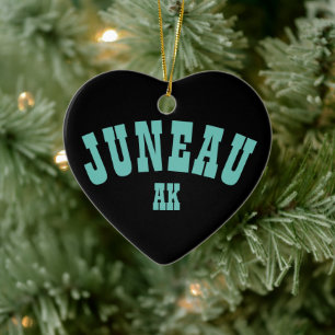 Juneau, Alaska Ceramic Ornament