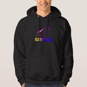 Juneau Alaska Colorful Bear And Mountains Hoodie