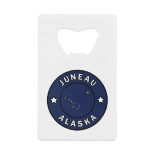 Juneau Alaska Credit Card Bottle Opener