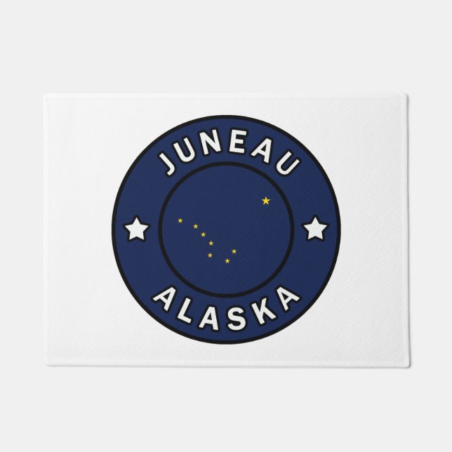 Juneau Alaska Doormat (Front)