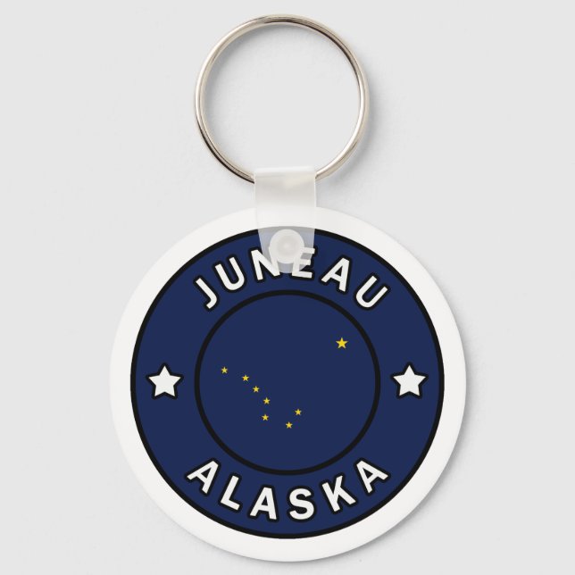 Juneau Alaska Keychain (Front)