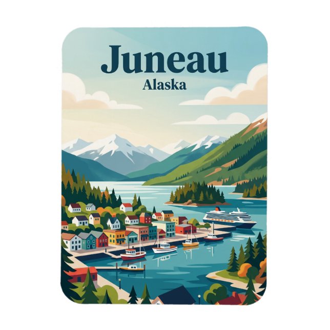 Juneau Alaska Magnet (Vertical)