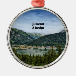 Juneau, Alaska Metal Ornament