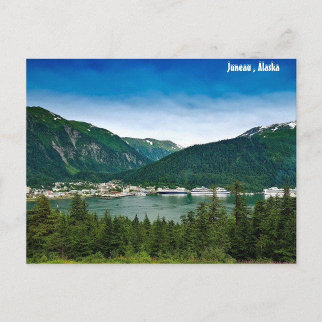Juneau, Alaska Mountain Scene   Postcard (Front)