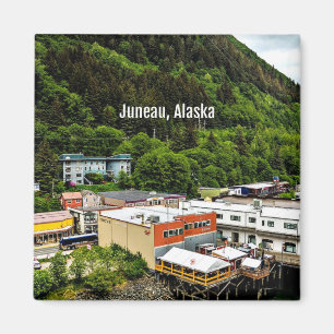 Juneau, Alaska, photograph of the town Magnet