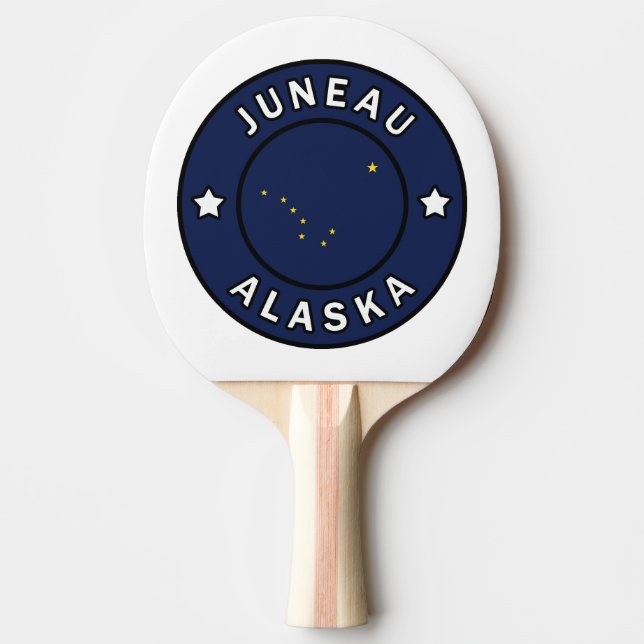 Juneau Alaska Ping Pong Paddle (Front)