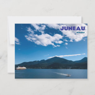 Juneau Alaska Postcard with Cruise Float Plane