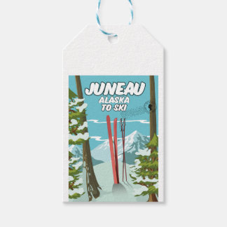Juneau Alaska To Ski Gift Tags