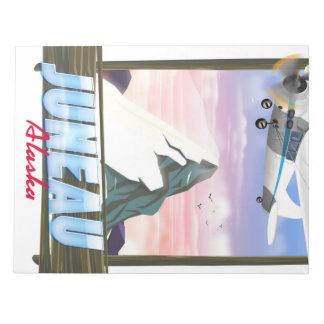 Juneau Alaska travel poster Notepad