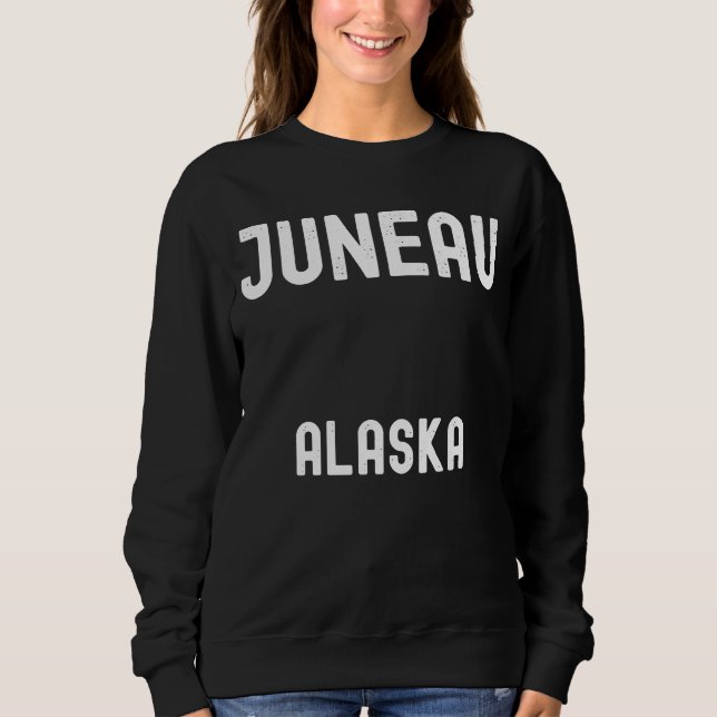 Juneau Alaska USA Sweatshirt (Front)