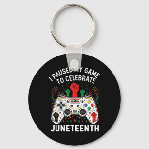 Junenteeth Shirt For Boys Mens Kids Gaming Junetee Keychain