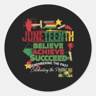 Junenteeth Shirts Women Celebrating Since 1865 Jun Classic Round Sticker