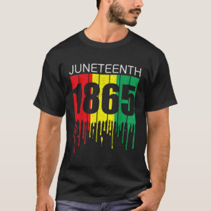 Junenth Because My Ancestor Weren'T Free Afro Blac T-Shirt