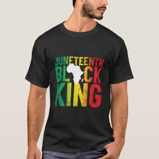 Junenth Black King For 'S Junenth T-Shirt