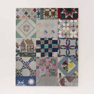 June's Quilt Squares Jigsaw Puzzle