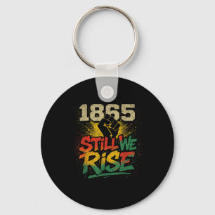 Juneteenth 1865 Black History Month Men Keychain