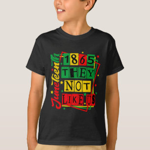 Juneteenth 1865 Black Pride History Blm Outfit T-Shirt