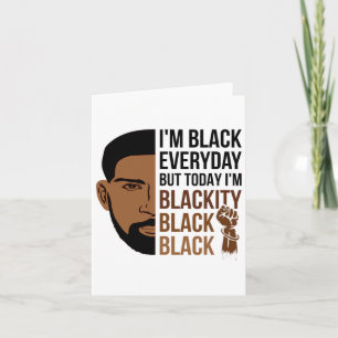 Juneteenth 1865 Blackity Black History African Ame Card