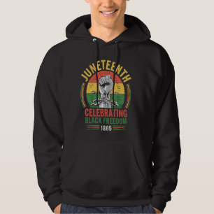 Juneteenth 1865 Celebrating Black Freedom Day Memo Hoodie