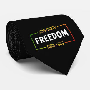 Juneteenth 1865 Celebrating Black Freedom Tie