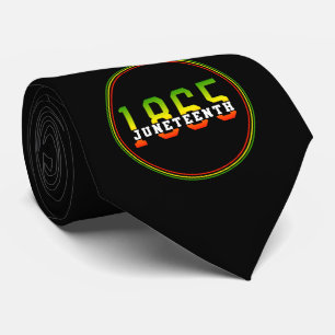 Juneteenth 1865 Celebrating Black Freedom Tie